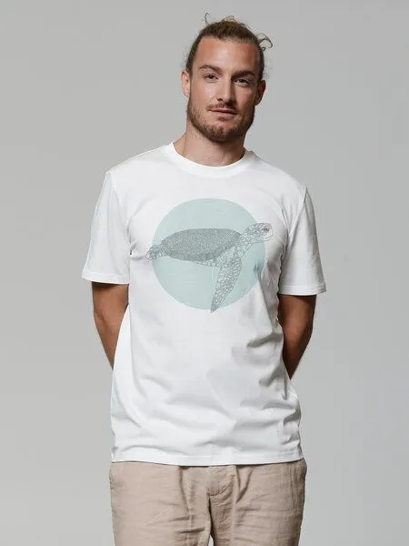 watapparel watapparel T-Shirt Unisex Meeresschildkröte, Off white, – Produktbild 2 von 4