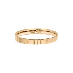 Maren Jewellery Lovelines Small Wedding Ring - 44 / 18 Karat Gelbgold – Produktbild 1 von 1