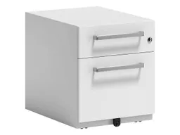 Bisley Bisley Rollcontainer "Note" mit Griff, 1 Schublade, 1 HR T 56,5 cm verkehrsweiß – Produktbild 1 von 1