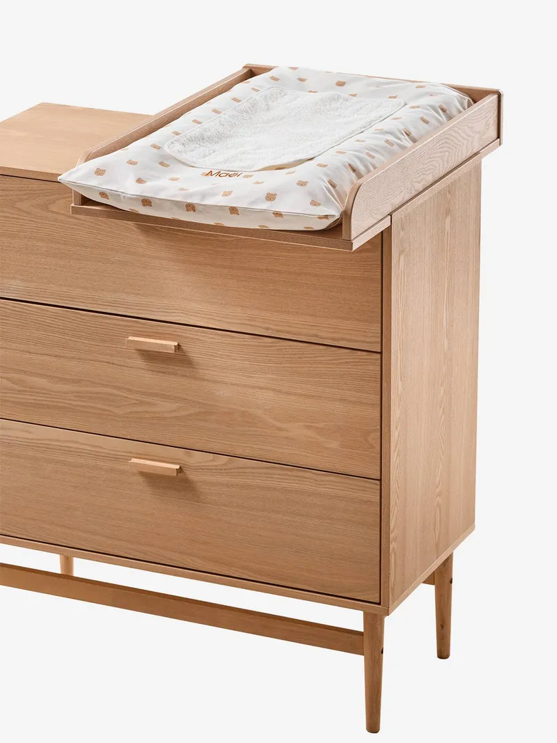 Vertbaudet Wickelaufsatz für Kommoden mit 42cm und 52cm Tiefe, Braun, – Produktbild 4 von 4