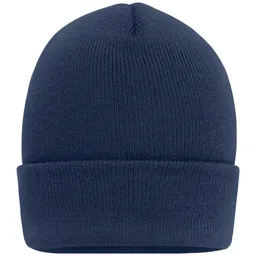 Myrtle Beach myrtle beach Strickmütze mit breitem Umschlag MB7139 Einheitsgröße navy – Produktbild 1 von 1