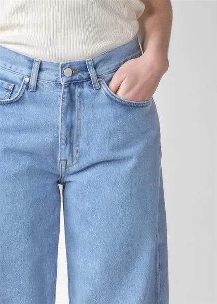 Klitmøller Klitmøller Jeanshose Wide Leg Modell: Amelia, Light blue stonewash, – Produktbild 3 von 4