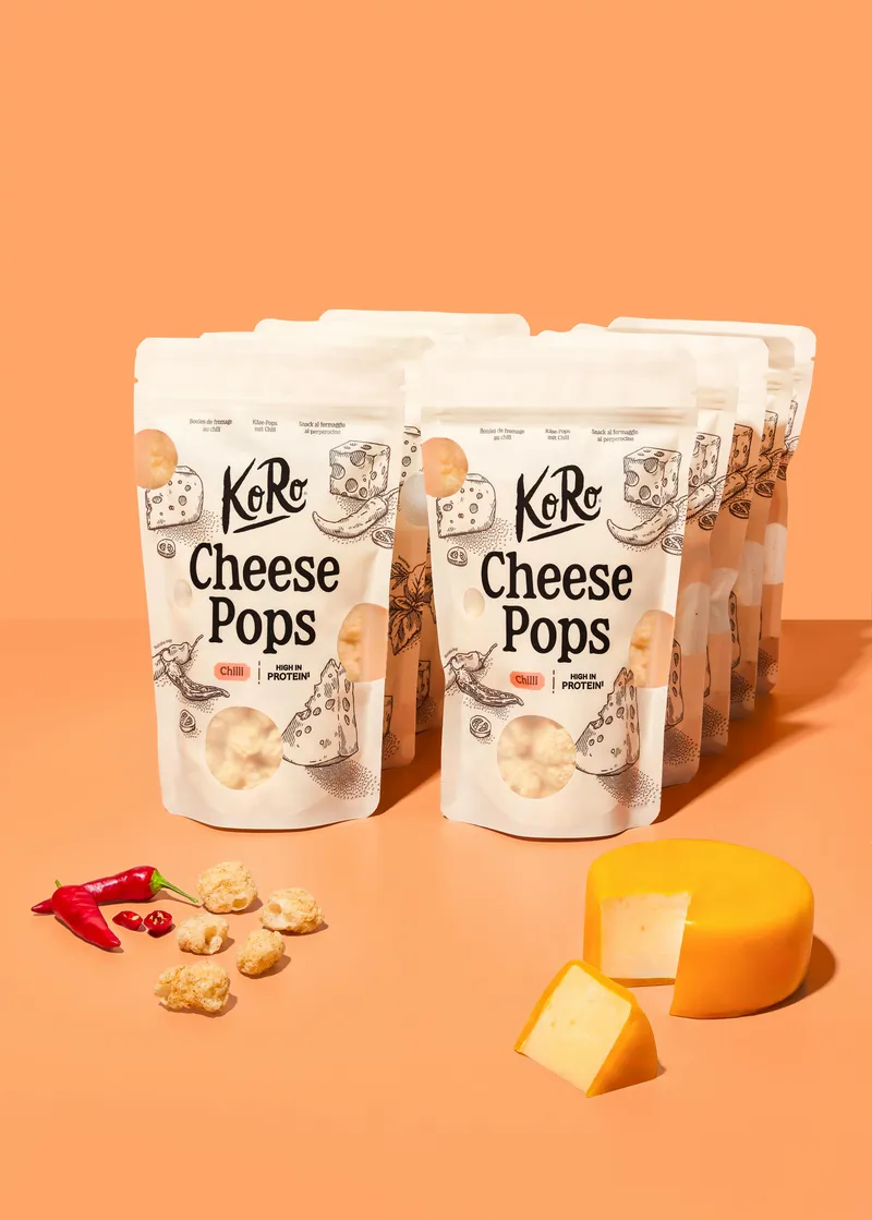 KoRo Cheese Pops Gouda-Chili | 10 x 50 g – Produktbild 2 von 5