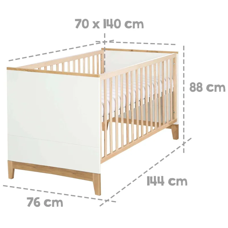 roba Roba Kombi-Kinderbett 70x140 cm Finn – Produktbild 3 von 4