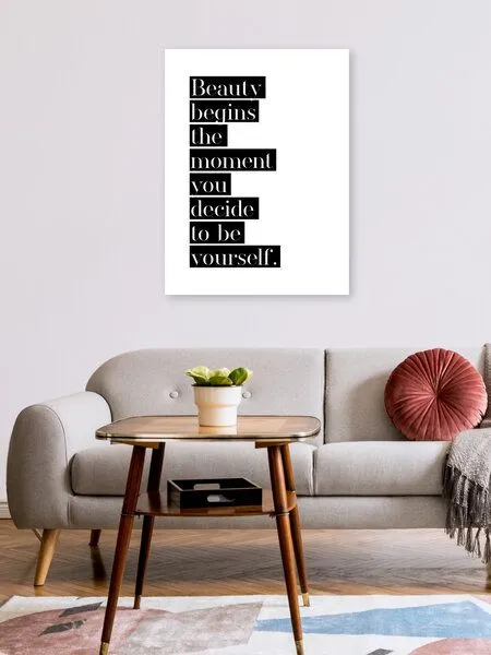 Photocircle Photocircle Poster / Leinwandbild - Be Yourself No4 – Produktbild 2 von 4