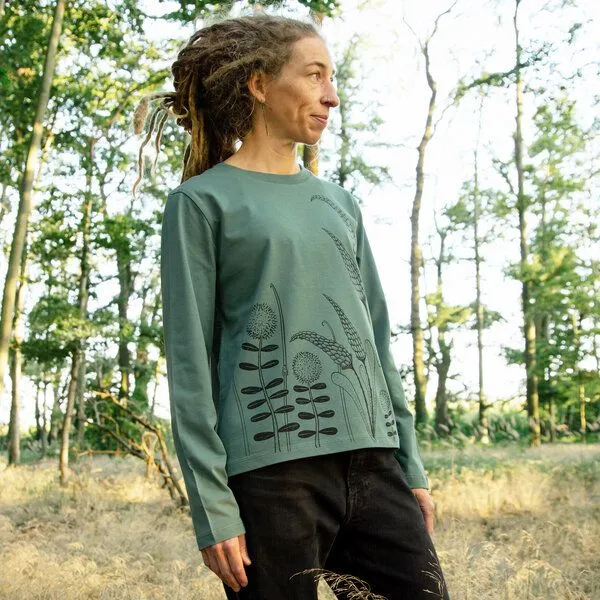 Cmig Cmig Waldwiese Langarmshirt in green bay – Produktbild 4 von 4