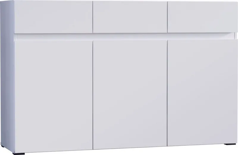 Home affaire Sideboard Rimini, Breite 135 cm, Weiß, – Produktbild 4 von 8
