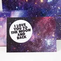 Bow Hummingbird Bow & Hummingbird Postkarte "I love you" – Produktbild 1 von 1