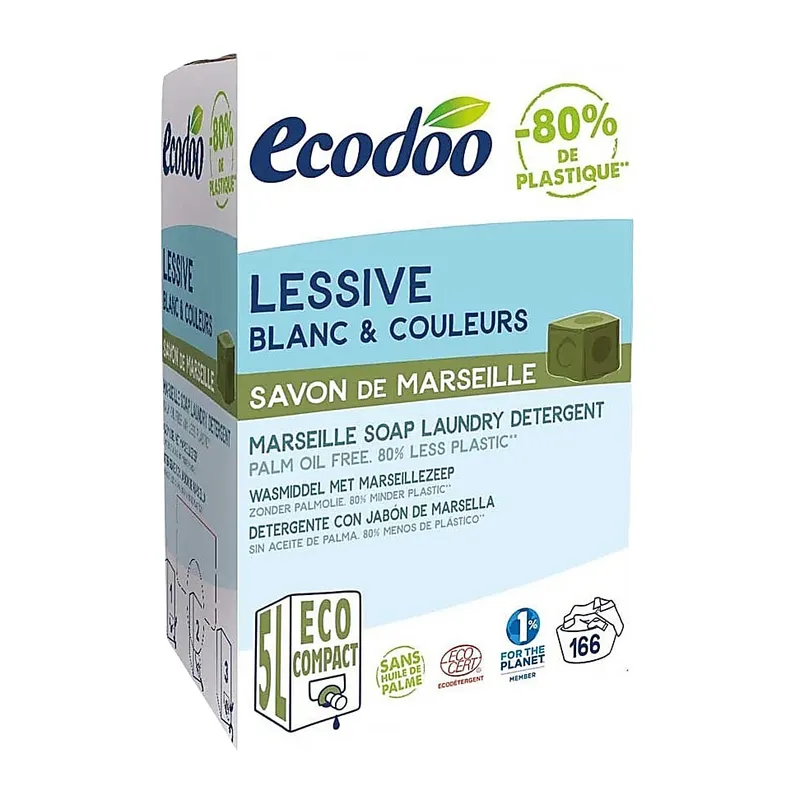 Ecodoo Ecodoo Lessive savon de Marseille - Flüssigwaschmittel 5L – Produktbild 1 von 1