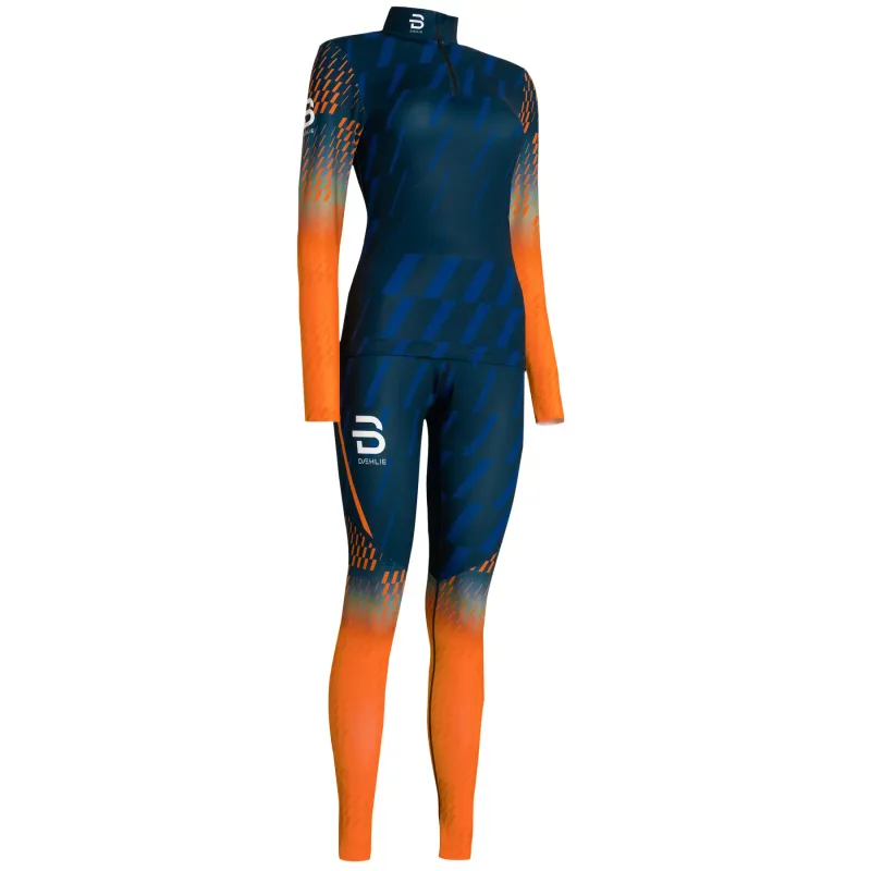 Daehlie Sportswear Zweiteilige Laufkleidung für Damen Daehlie Sportswear Beyond, Orange, – Produktbild 2 von 2