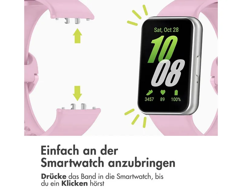 imoshion imoshion Silikonband für das Samsung Galaxy Fit 3, Rosa, – Produktbild 6 von 6