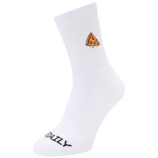 Iriedaily Iriedaily Pizza Love Socks, Weiß, – Produktbild 1 von 2