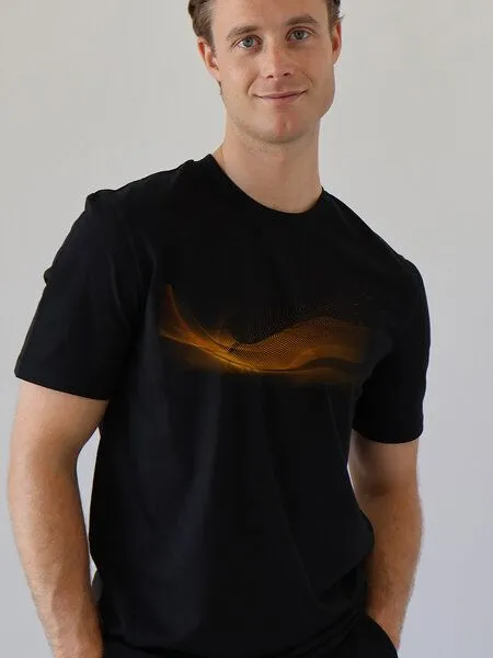 Kultgut Kultgut Artdesign - Biofair Klassik Shirt / Odem, Schwarz, – Produktbild 1 von 4
