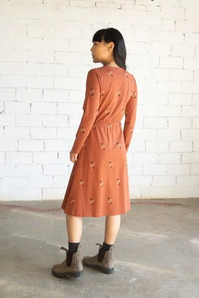 TIRALAHILACHA TIRALAHILACHA Gemma crossover dress, Rot, – Produktbild 2 von 4