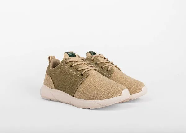 8000Kicks 8000Kicks Explorer V2 Beige und Grün - Wasserdichte Hanfschuhe – Produktbild 4 von 8