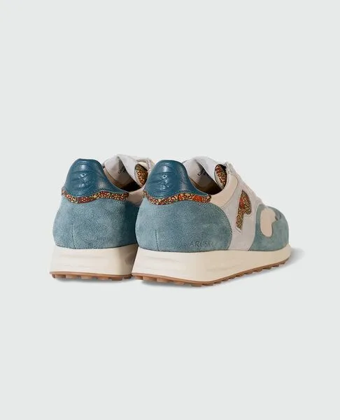 PANAFRICA PANAFRICA Arusha - Unisex Recycling Sneaker, Niagara (blau), – Produktbild 3 von 4