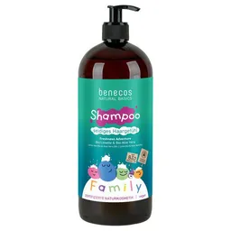 Benecos benecos Naturkosmetik - Shampoo - Family Size - Bio-Limette & Bio-Aloe Vera – Produktbild 1 von 1