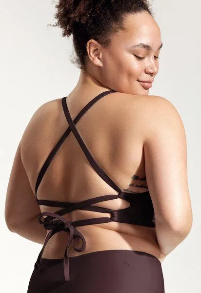 Oy Oy Surf Bikini Oberteil „Goby“, Auberginenviolett, – Produktbild 2 von 4