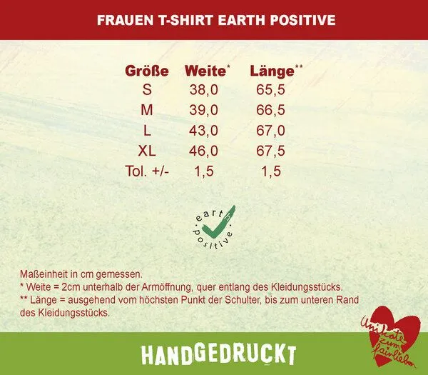 HANDGEDRUCKT HANDGEDRUCKT "3 Azurjungfern" Frauen-T-SHIRT von Earth Positiv Biobaumwolle, Purple, – Produktbild 3 von 3
