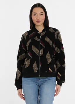 ragwear ragwear Fleecejacke CAIRRO PRINT mit Reißverschluss, aus Kunstfaser und Fleece, Basic Passform – Produktbild 1 von 1