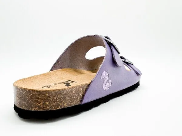 thies thies ® Eco Sandalen aus vegetabil gegerbtem Leder, Lavender, – Produktbild 4 von 4