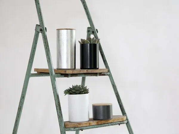 werkvoll by Lena Peter werkvoll by Lena Peter Upcycling Feuerlöscher Dose FIRE neutral, Silber, – Produktbild 2 von 4