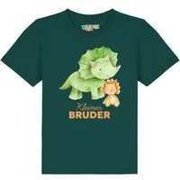 watabout kids watabout.kids T-Shirt Kinder Dinosaurier 07 Kleiner Bruder, Glazed green, – Produktbild 1 von 1