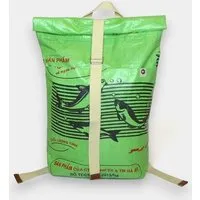 REFISHED fair fashion REFISHED fair fashion Rucksack 'BACKPACK' - upcycelte Fischfuttersäcke, #fish grellgrün, – Produktbild 1 von 1