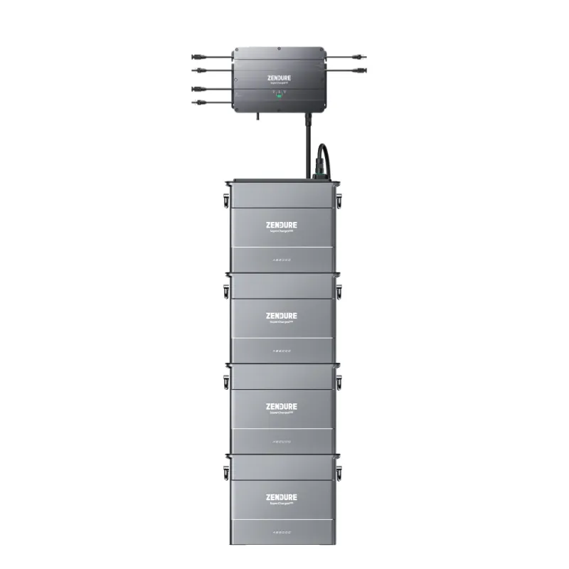 Zendure Deutschland Zendure Deutschland SolarFlow 2400 Pro | 2400W Bi-direktionaler Balkonkraftwerk-Speicher + Smart Meter D0 (2.4 kWh) / 3*AB3000L (8.64 kWh) / 4*450W Bifaziale (2340Wp Max) Halterung – Produktbild 2 von 2