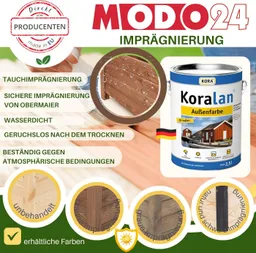 Modo24 Blumenkasten aus Holz, Pflanzkübel, Balkonkasten mit / ohne oder nur Rankgitter, Blumenkübel Holzkiste Garten Terrasse, Imprägniert Wetterfest Outdoor – Produktbild 1 von 1