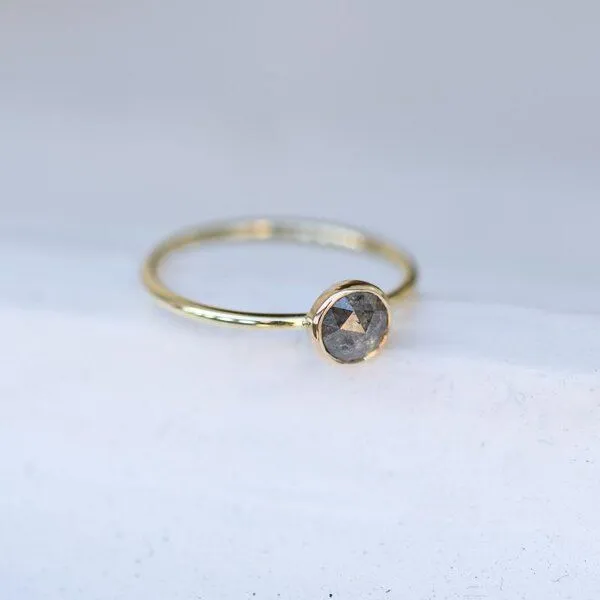 Eppi Eppi Ring mit Salt'n'Pepper Diamant Fermie, Rosa, – Produktbild 2 von 4