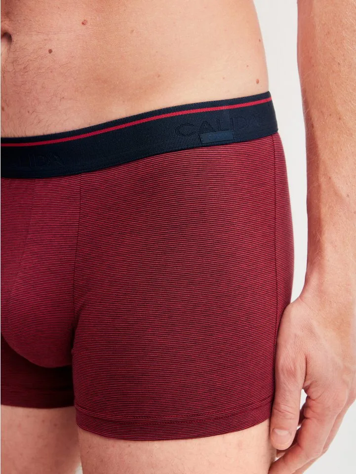 CALIDA CALIDA Boxer Cotton Stretch Herren (1-St) Softbund, weich und elastisch, Rot, – Produktbild 5 von 5