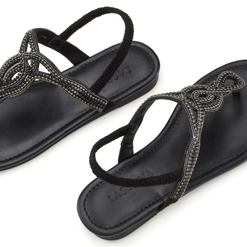 Lascana Zehentrenner schwarz, Schwarz, – Produktbild 1 von 3