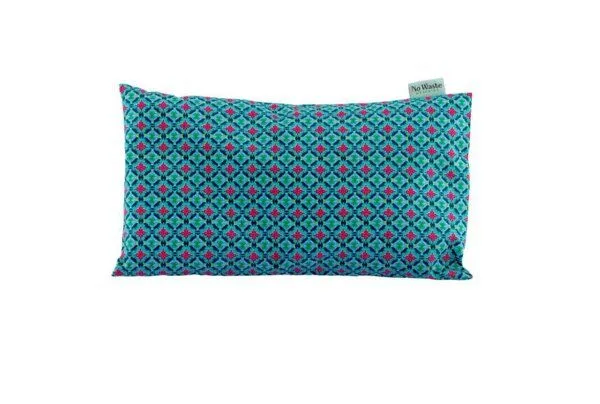 NoWaste Wrapping NoWaste Wrapping Zirbenkissen Kopfkissen Schlafkissen 20 x 30 cm, Türkis orient, – Produktbild 1 von 2