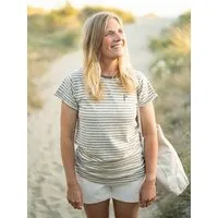 FUXBAU FUXBAU Frauen fux Merida T-Shirt - beige grünmeliert – Produktbild 1 von 1