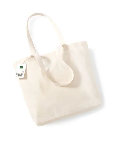 Westford Mill Westford Mill Organic Cotton Shopper, Natur, – Produktbild 1 von 2