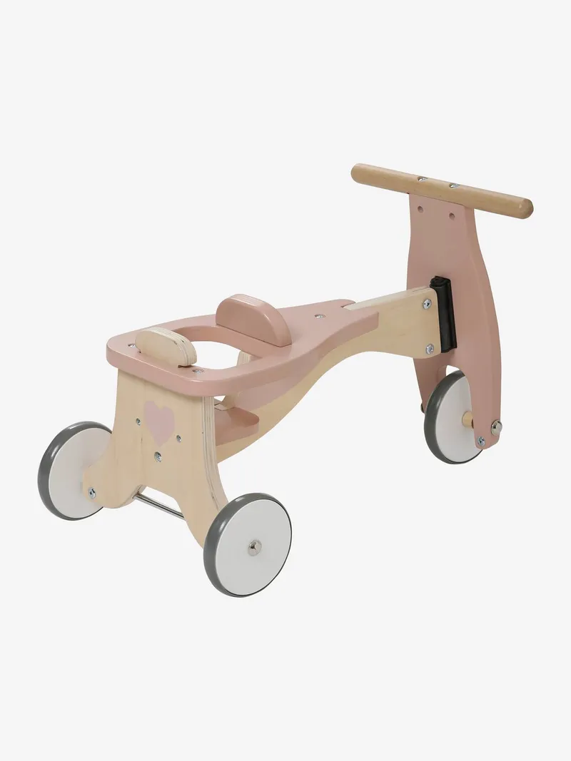 Vertbaudet Vertbaudet Kinder Dreirad mit Puppensitz, Beige, – Produktbild 4 von 4