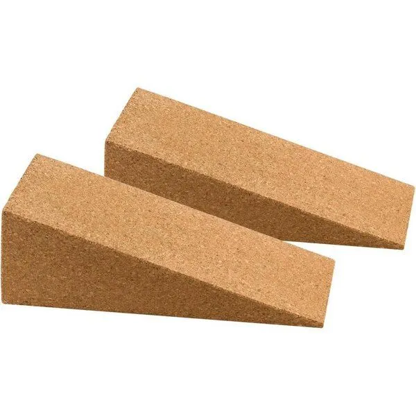 Kork-Deko Kork-Deko Squat Wedges aus Kork | Squat Ramp | 2 Stück | 305x130x103mm – Produktbild 1 von 4