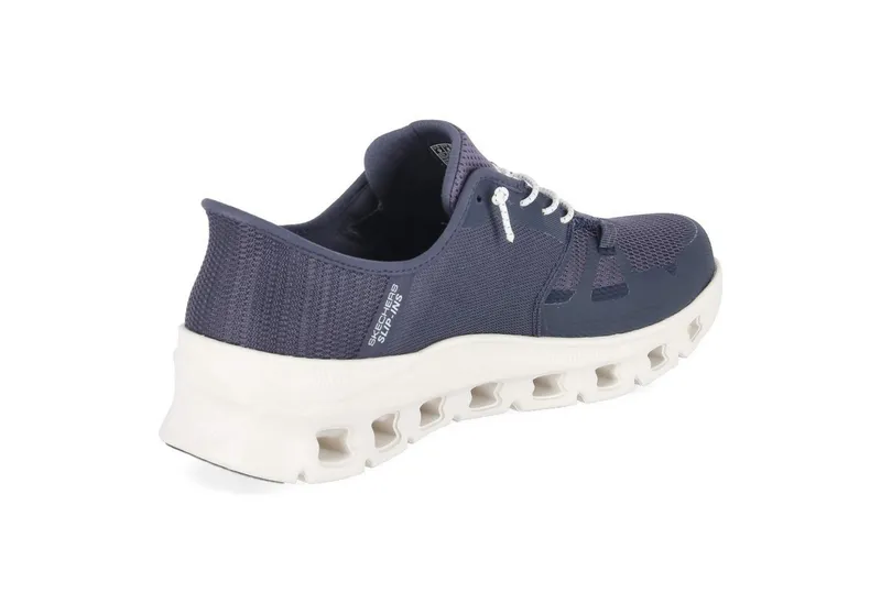 Skechers Skechers Slip On Sneaker 232930 NVY Herren Textil & Synthetik blue Schnürschuh, Blau, – Produktbild 5 von 6