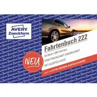 Avery Zweckform Avery Zweckform Formularbuch '222' Fahrtenbuch ECF, DIN A6 – Produktbild 1 von 1