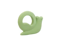Grünspecht Natürlicher Greifling und Beißring aus Naturkautschuk Schnecke, grün Maße 3 x 11 x 13 cm – Produktbild 1 von 1