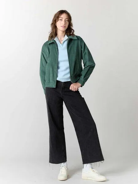 Yahmo Yahmo Silke Bomberjacke, Teal (blau), – Produktbild 3 von 4