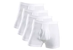 HERMKO Retro Boxer (Pack, 4er) Bio-Baumwolle Feinripp Pagen mit Eingriff hoher Weichbund – Produktbild 1 von 1
