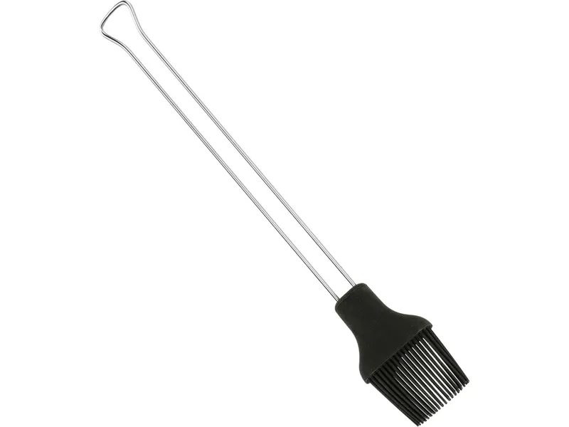 Metaltex Backpinsel aus Silikon, Griff Edelstahl, L 29 cm – Produktbild 1 von 1