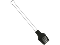 Metaltex Backpinsel aus Silikon, Griff Edelstahl, L 29 cm – Produktbild 1 von 1
