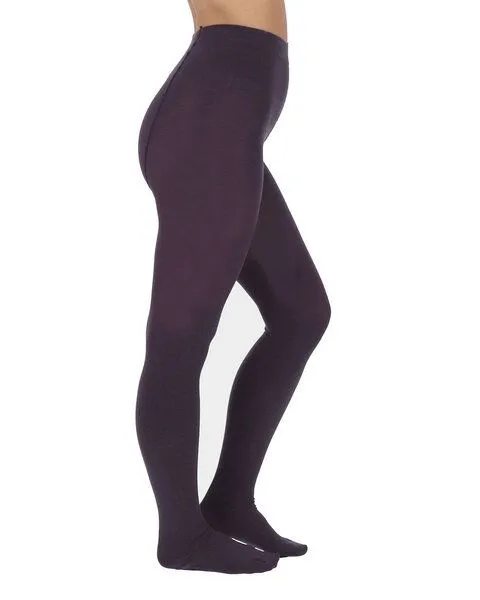 grödo grödo Damen Fein Strumpfhose Blickdicht Bio Baumwolle mit Elasthan, Olive, – Produktbild 3 von 4