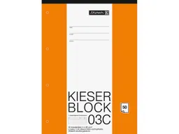 BRUNNEN BRUNNEN Kieserblock DIN A4, Lineatur 3, 80 g/m², 50 Blatt – Produktbild 1 von 1