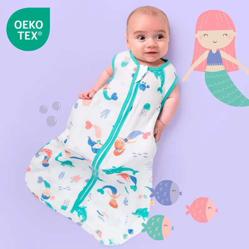 schlummersack schlummersack Schlafsack ohne Füßen 0.5 Tog, Gruen, – Produktbild 4 von 5