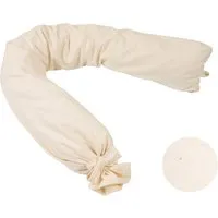 HANS NATUR Stillkissenbezug Biber natur (160 cm) Baumwolle (kbT) – Produktbild 1 von 1