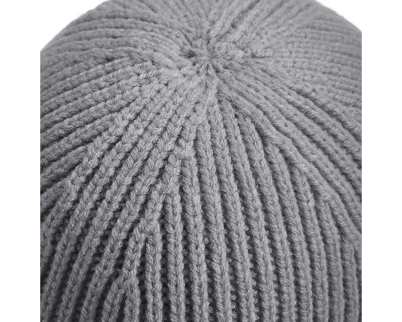 Beechfield Beechfield Bommelmütze Engineered Knit Ribbed Beanie, Black, – Produktbild 1 von 3